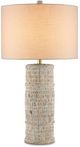 Currey & Company Azores Off-White/Whitewashed Table Lamp-0