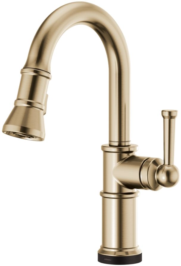Brizo Artesso® Brilliance® Luxe Gold® SmartTouch® Pull-Down Prep Faucet-0