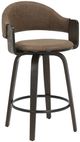 Armen Living Daxton Espresso/Vintage Dark Brown Counter Stool-0