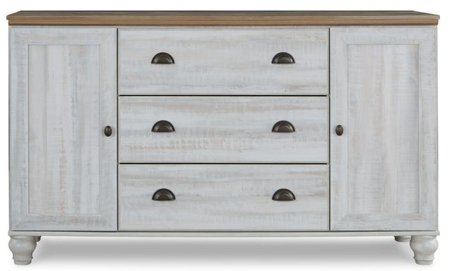 Signature Design by Ashley® Haven Bay Two-Tone Mirrored Dresser-2