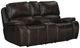 New Classic® Home Brookings Charcoal Manual Reclining Console Loveseat-0
