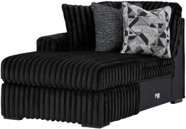 Signature Design by Ashley® Midnight-Madness 4-Piece Onyx Left-Arm Facing Sectional and Chaise-2