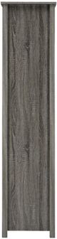 Coaster® Dylan Weathered Grey Bookcase-4