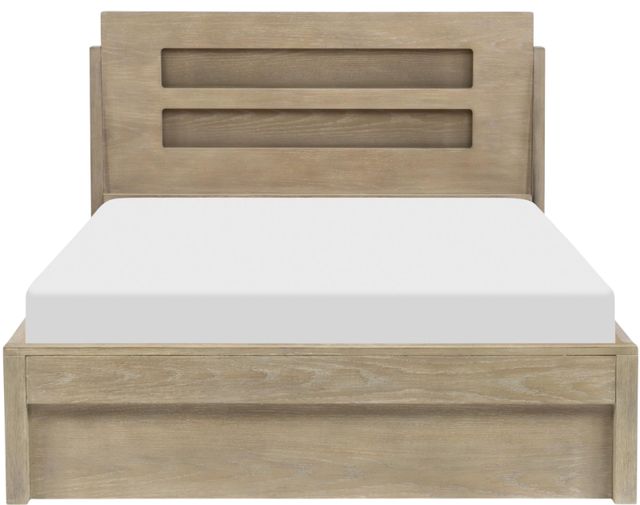 Legacy Kids Teen District Weathered Oak Full Youth Panel Bed-2