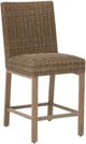 Signature Design by Ashley® Walton Bridge 2-Piece Driftwood Aluminum/Resin Outdoor Bar Stool Set-1