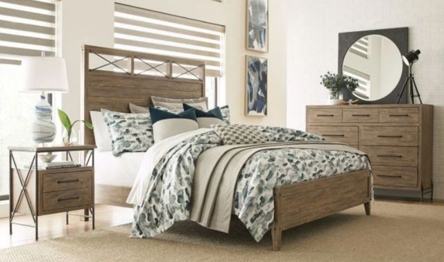Kincaid® Modern Forge Sandy Brown Jackson King Panel Bed-2