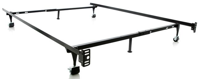 Malouf® Structures® Wheel Adjustable Full/Twin Bed Frame-1