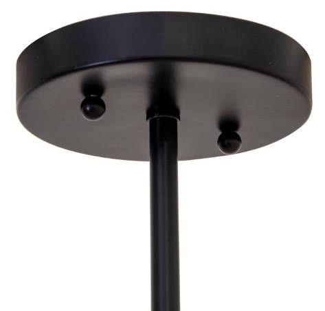 YHD Prairie Matte Black 3-Light Chandelier-4