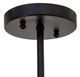 YHD Prairie Matte Black 3-Light Chandelier-4