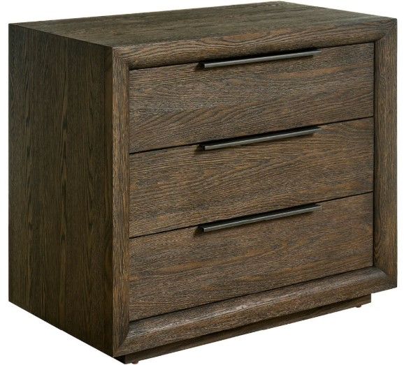 Universal Explore Home™ Modern Sable Plinth Nightstand-0