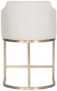 Vanguard® Furniture Vanguard Index Porcelain/Satin Brass Counter Stool-2