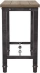 Steve Silver Co. Jersey Antiqued Tobacco Chairside Table with Brown Base-3
