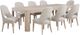 Liberty Furniture South Bend 9-Piece Cloud White/Gravel Rectangular Dining Set-0
