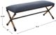 Uttermost® Firth Black/Light Brown/Navy Bench-2