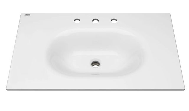American Standard Studio® S White 33" Vanity Sink Top 8" Centers-1
