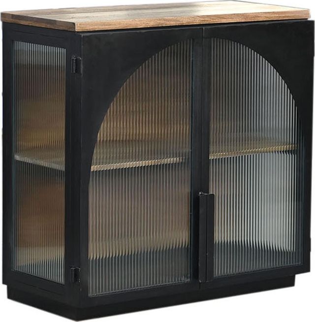 Jaipur Furniture Dain Black/Brown Cabinet-0