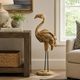 Stylecraft Teakroot Natural Large Flamingo Standing Decor-1