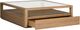 Four Hands Shiloh Glass Top Coffee Table with Sandy Oak Base-4