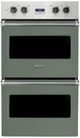 Viking® 5 Series 30" Eucalyptus Double Electric Built In Oven-0