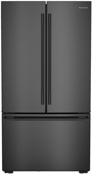 KitchenAid French Door Fridge (KRFC636SBE) - Black Ore main image 0