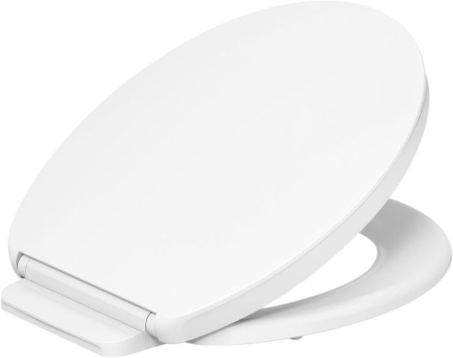 KOHLER® Impro® White Readylatch® Quiet-Close™ Round-Front Toilet Seat-1