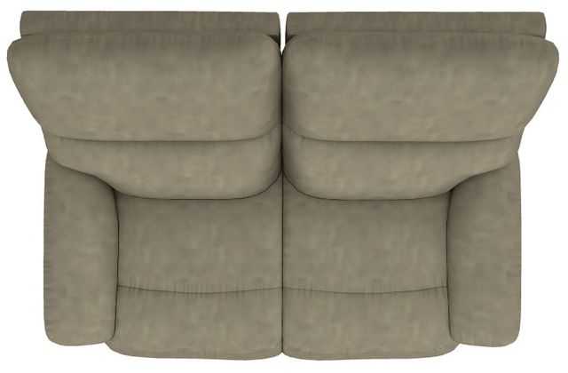 La-Z-Boy® Brooks Charcoal Velvet Power Reclining Loveseat with Headrest and Lumbar-4