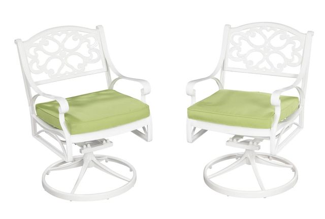 homestyles® Sanibel 5-Piece White Outdoor Dining Set-2