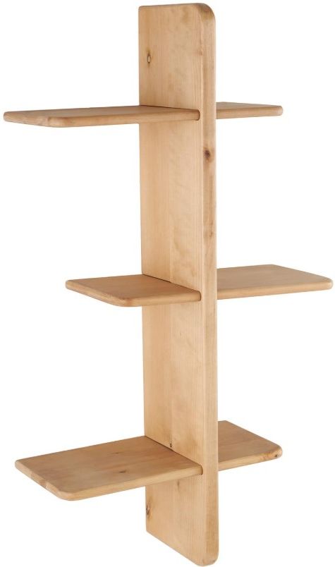 Deco Marche Light Brown 6-Wall Shelf-0