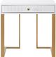 TOV Furniture Janie White Lacquer Side Table-0