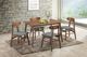 New Classic® Home Furnishings Morocco 5-Piece Gray/Walnut Dining Table Set-1