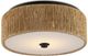 Currey & Company Brownell Natural Flush Mount Lighting-3
