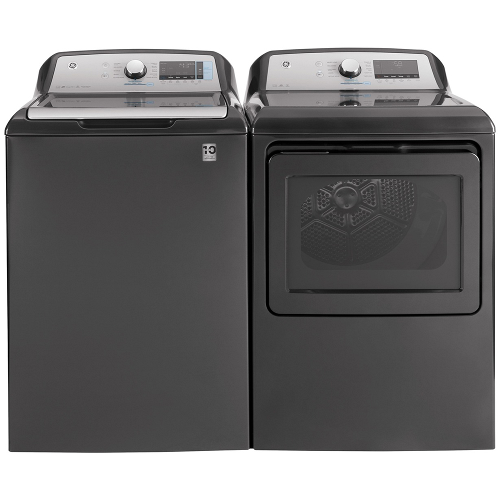 DAMNGOOD　D.G.F GE 5.3 Cu. Ft. Top Load Washer Diamond Grey | The Home Depot