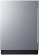 Summit 24" 3.2 Cu. Ft. Stainless Steel Under Counter Refrigerator Freezer-0