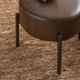Classic Home Aimie Cocoa Brown Accent Stool-5
