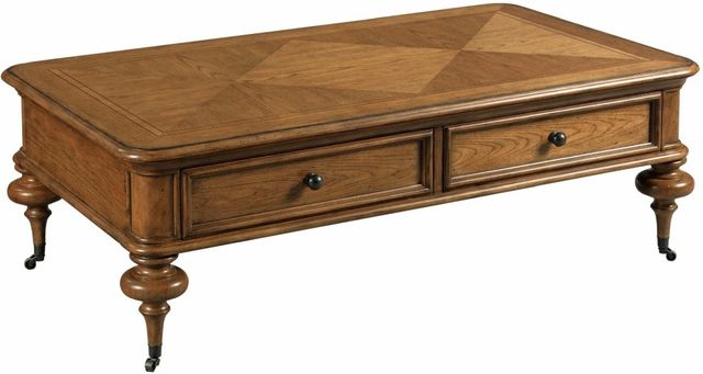 American Drew® Berkshire Pearson Warm Cognac Coffee Table-0