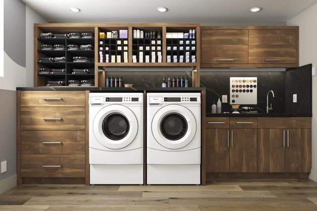 Maytag Commercial® 10" White Laundry Pedestal-2