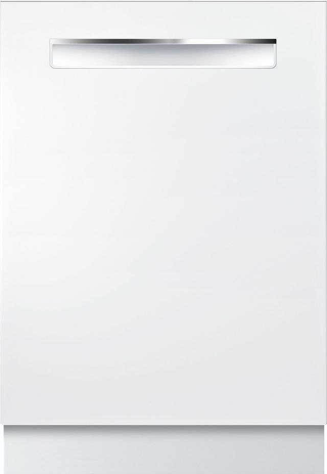 Bosch® 500 Series 24" White Top Control Built In Dishwasher-0
