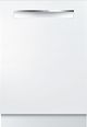 Bosch® 500 Series 24" White Top Control Built In Dishwasher-0