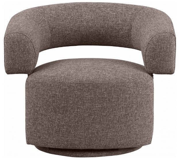 Meridian Furniture Niya Brown Swivel Accent Chair-1