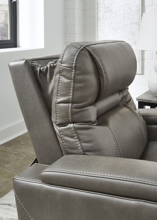 Signature Design by Ashley® Crenshaw Smoke Power Recliner-2