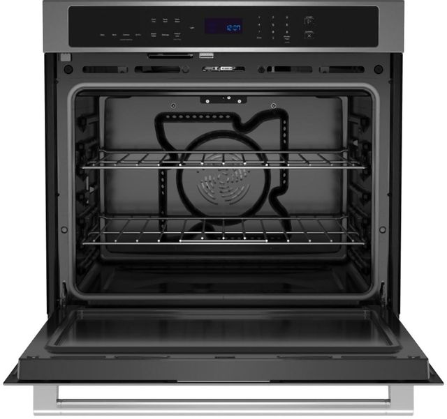 Maytag® 30” Fingerprint Resistant Stainless Steel Single Electric Wall Oven with EvenAir™ True Convection System-1