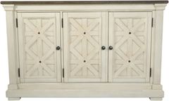 Signature Design by Ashley® Bolanburg Distressed White Dining Room Server