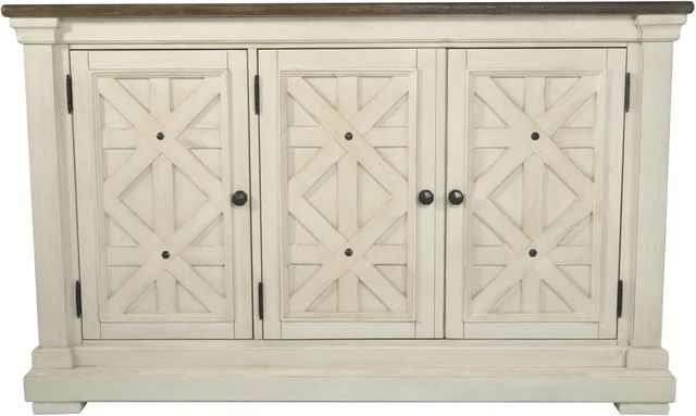 Signature Design by Ashley® Bolanburg Distressed White Dining Room Server-1