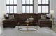 Signature Design by Ashley® Landsings 3-Piece Chocolate Sectional with Double Chaise-1
