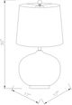 Surya Colt Pale Blue Table Lamp-1