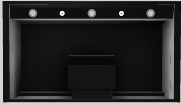 Vent-A-Hood® Designer Series 42" Black Wall Mounted Range Hood-3