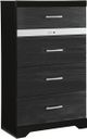 Signature Design by Ashley® Starberry 4-Piece Black King Storage Panel Bed Set-4