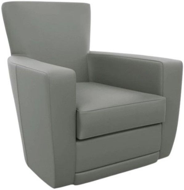 American Leather® Customizable Ethan Leather Swivel Chair-0