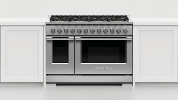 Fisher & Paykel Series 7 48" Stainless Steel Pro Style Natural Gas Range