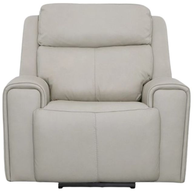 Flexsteel® Barnett Timber Leather Power Recliner with Power Headrest and Lumbar-1